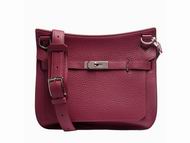 Hermes Jysiere P Clemence 31cm Bag Ruby(silver) A59798