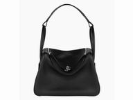 Hermes Clemence Cowhide Lindy 34CM Bag Black LD34-89-TC-T-N