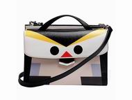 Fendi Demi Jours Patchwork Small ShouldBag BlackXWhite 8BT249