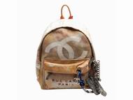 Chanel Graffiti Printed Canvas Backpack Beige G646012