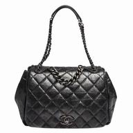 Chanel 31 Rue Cambon Silvery Hardware Rhombic Calfskin Bag In Iron Grey A89E279