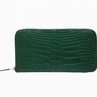 Hemers Classic Real Crocodile Silk In Wallet Blue HA019198