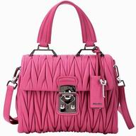 Miu Miu Large Matelasse Lux Nappa Bag Pink MI54767