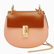 Chloe Drew Grain Golden Chain Medium Bag Nude/Caramel CH982802