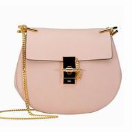 Chloe Drew Grain Golden Chain Medium Bag Nude Pink CH982800