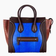Celine Nano Luggage Tote Bag Real Snake Leather CE529048