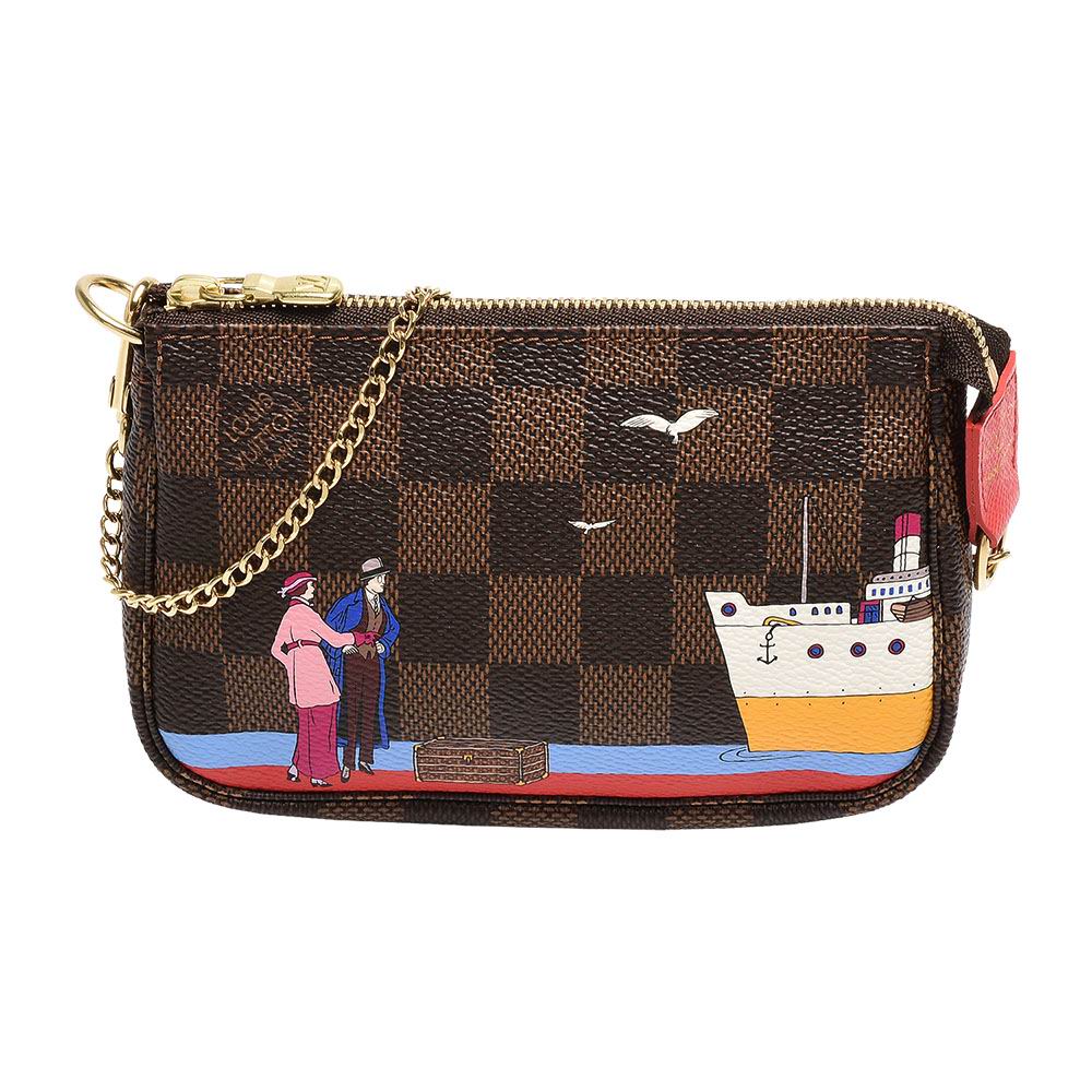 Louis Vuitton Damier Calfskin Mini Bag Red n41667