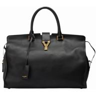 YSL Cabas Chyc Y Calfskin Doctor Large Bag Black YSL483926