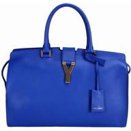 YSL Petit Cabas Chyc Y Calfskin Doctor Medium Bag Royalblue YSL502581