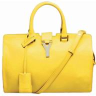 YSL Petit Cabas Chyc Y Calfskin Doctor Small Bag Yellow YSL517849