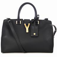 YSL Cabas Petit Cabas Y Calfskin Bag In Sea Blue YSL5371977
