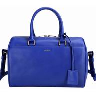 YSL Saint Laurent Cabas Duffle Y Calfskin Bag In Blue YSL5265750