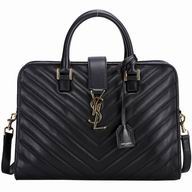 YSL Saint Laurent Cabas Y Calfskin Bag In Black YSL5676031