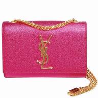 YSL Bo Monogram Calfskin Peach Red YSL563546