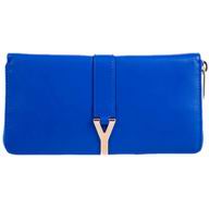 YSL Saint Leather Paris Y Calfskin Small Bag In Blue YSL5321294