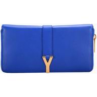 YSL Saint Leather Paris Y Calfskin Small Bag In Jewelry Blue YSL5262550