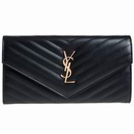 YSL Saint Laurent Calfskin HandBag In Black YSL5780107