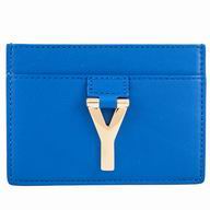 YSL Saint Laurent Paris Caviar Calfskin Cardcase In Jewelry blue YSL5145581