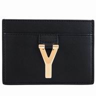 YSL Saint Laurent Paris Caviar Calfskin Cardcase In Black YSL5145578