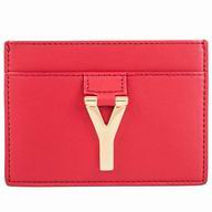 YSL Saint Laurent Paris Caviar Calfskin Cardcase In Red YSL5145579
