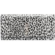 YSL Saint Leather Paris Silvery Y Calfskin Bag In Black With White YSL5173994