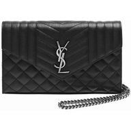 YSL Monogram Mixed Y Calfskin Bag In Black YSL522363