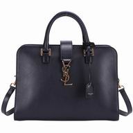 YSL Monogram V Calfskin Bag In Dark Blue YSL5917235
