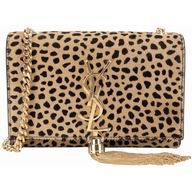 YSL Saint Laurent Monogram Tassel Leopard Print Calfskin Bag YSL5875401