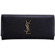 YSL Saint Laurent Monogram Caviar Calfskin HandBag In Black YSL5676037