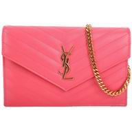 YSL Saint Laurent Monogram Caviar Calfskin Bag In Pink YSL5265704