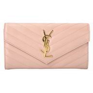 YSL Saint Laurent Monogram Caviar Calfskin HandBag In Light Pink YSL5265707