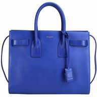 YSL Saint Laurent Sac De Jour Calfskin Small Bag In Blue YSL5265751