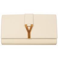 YSL Saint Laurent Y Calfskin HandBag In Black YSL5371970