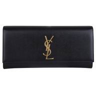 YSL Saint Laurent Calfskin HandBag In Black YSL5828336