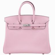 Hermes Birkin 25 Pink 3Q Swift Leather Palladium Hardware BK25-4F-TS