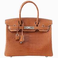 Hermes Birkin 30 cm Fauve Barenia Alligator Palladium Hardware HS0248FG