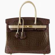 Hermes Birkin 30cm Ghillies Niloticus Matte Crocodile H1030GM