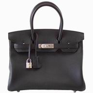 Hermès Birkin 30 Black Chevre Leather Palladium Hardware HS6985GH