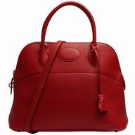 Hermes Bolide Relax Tago Clemence Cowhide Handbag Orange H596334