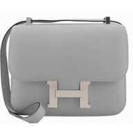 Hermes Epsom Leather 24 Birkin Bag Palladium Hardware H1024GR