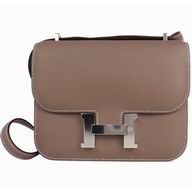 Hermes Swift Leather 18 Bag Silvery Hardware H1018546