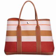 Hermes Garden Part 36 Togo Leather Canvas Bag H20136CL