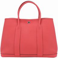 Hermes Garden Party Togo Leather Bag Silvery Hardware H835949