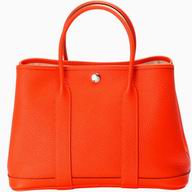 Hermes Garden Party Epsom Leather Bag Silvery Hardware H051559