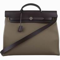 Hermes Herbag 39 Toile Officier Bag Beige/Brown H52734