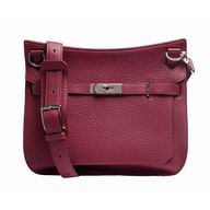 Hermes Jysiere P Clemence 31 cm Bag Ruby(silver) A59798