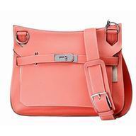 Hermes Jysiere Clemence 32 cm Shoulder Bag Hot Pink(Silver) H53656