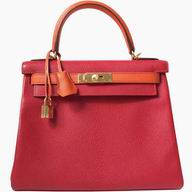 Hermes Kelly 28 Chever Leather Gold Hardware Bag HK1025DGG