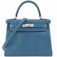 Hermes Kelly 28 Epsom Leather Silvery Hardware Bag H539070
