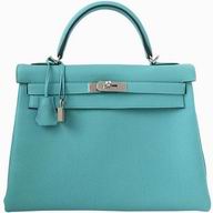 Hermes Kelly 32 Togo Leather Palladium Hardware Bag HK1032LBG
